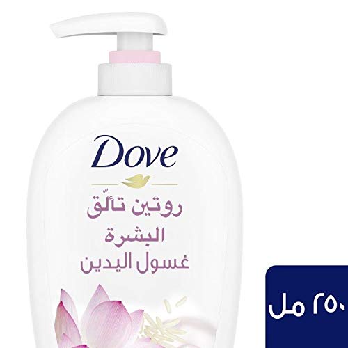 Dove Nutritivo Secrets - Lavado de manos con flores de loto y agua de arroz, 250 ml