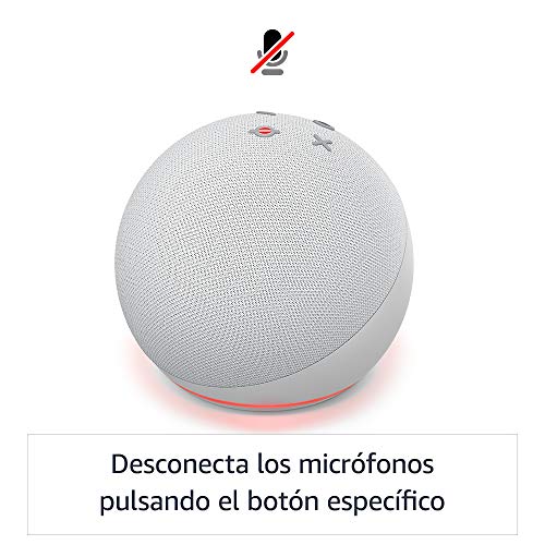 Echo Dot (4.ª generación) | Altavoz inteligente con Alexa | Azul grisáceo