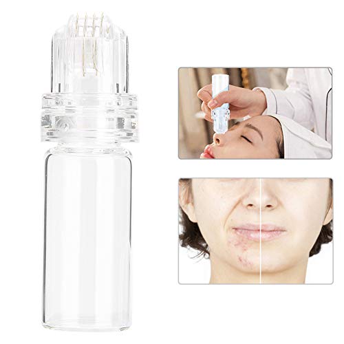 Face Derma Automatic Roller Bottle Aleación de titanio Micro-aguja Herramienta de maquillaje de relleno hialurónico para salón