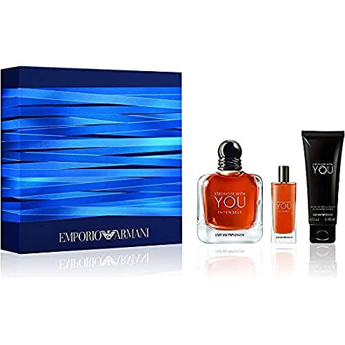 Giorgio Armani Armani Tronger With You Intense Eau De Toilette 100Ml + Gel Ducha 75Ml + Eau De Toilette 15Ml 150 g