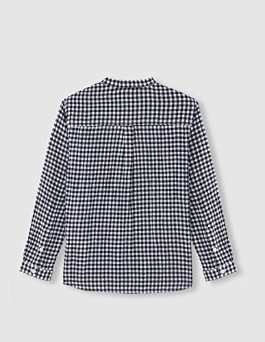 Gocco Camisa Cuadro Vichy, Negro, 9-10 años Chicos