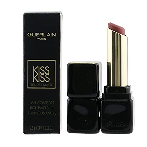 Guerlain 865-33588 Barra de Labios para Mujer Kisskiss Tender Matte, No. 258-Lovely Nude