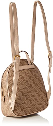 Guess Manhattan Backpack, Mochila para Mujer, Logotipo de Leche, Talla única