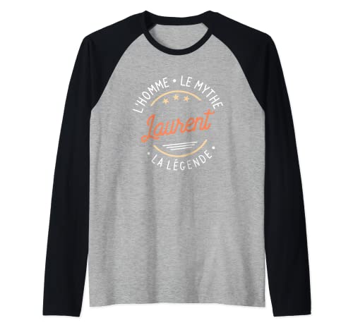 Hombre Idea de regalo Laurent con nombre para Laurent Camiseta Manga Raglan