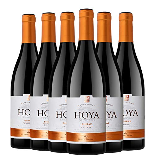 Hoya de Cadenas Reserva Shiraz Crianza Vino Tinto D.O. Uitel Requena 6 Botellas - 750 ml