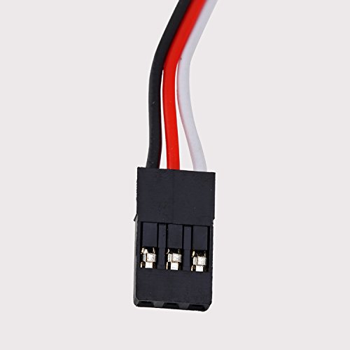 ICQUANZX Controlador de Velocidad eléctrico del Motor sin escobillas RC 30A, Controlador de Velocidad del Motor sin escobillas ESC, para RC BEC ESC T-Rex 450 V2 Helicopter Boat