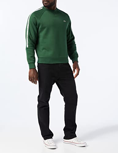 Lacoste SH1213, Sudadera Hombre, Verde (Vert), S