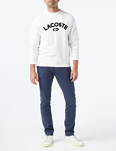 Lacoste SH6873 Sudadera para Hombre, Blanco, 4XL