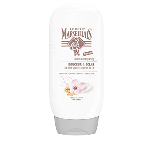 Le Petit Marseillais - Acondicionador de almendra suave y linn de 200 ml -Pack de 2