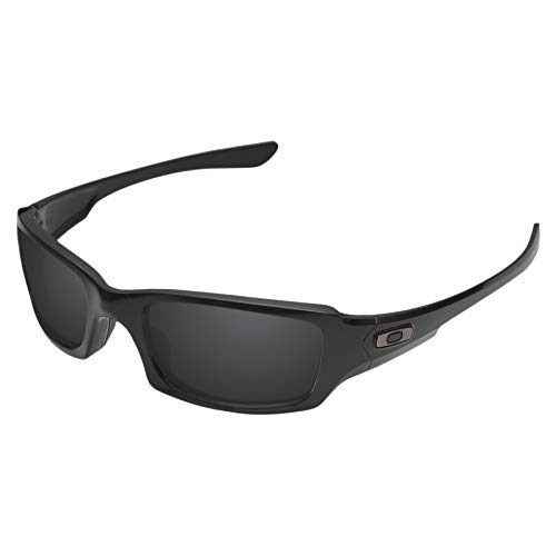 LenzReborn Lentes de repuesto polarizadas compatibles con gafas de sol Oakley Fives Squared., Negro , Einheitsgröße