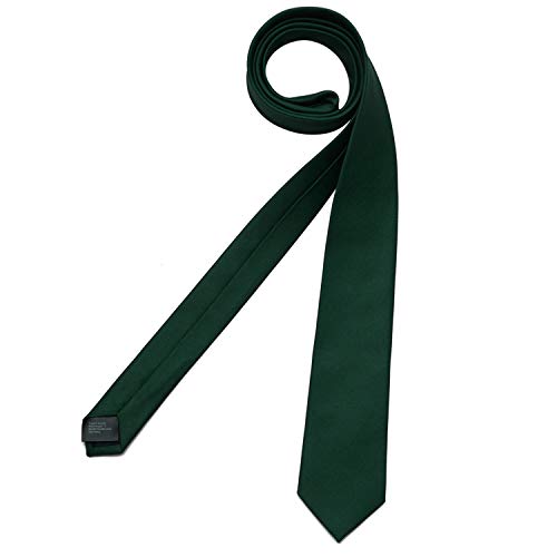 MASADA Corbata para Hombre elaborada a mano y con gran esmero 6 cm de ancho - Verde oscuro