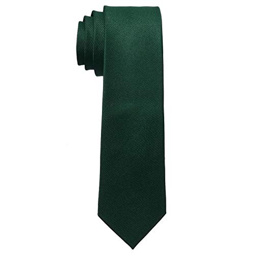 MASADA Corbata para Hombre elaborada a mano y con gran esmero 6 cm de ancho - Verde oscuro