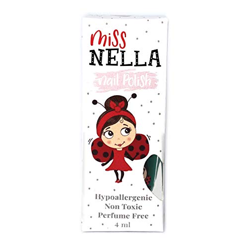 Miss Nella FIELD TRIPS- Esmalte especial para uñas con brillos para niños, fórmula despegable, a base de agua y sin olor