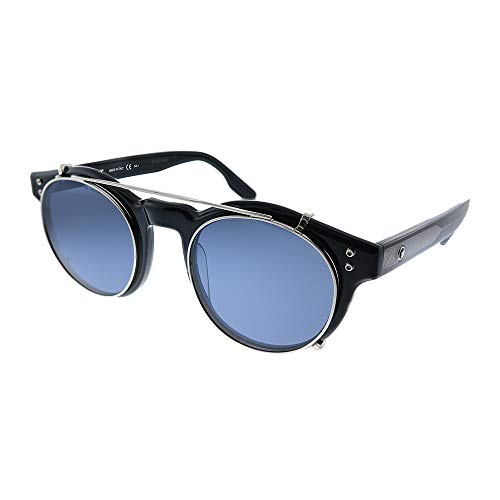 Mont Blanc Gafas de Sol MB0123S Black/Blue 49/22/155 hombre
