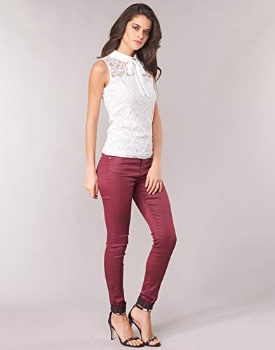 Morgan 171-dinco.p Camiseta sin Mangas, Blanco (Blanc), Medium para Mujer