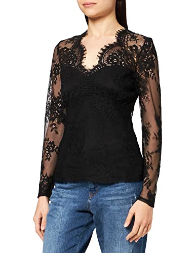 Morgan 201-temma.n Camiseta, Negro (Noir Noir), Large (Talla del Fabricante: TL) para Mujer