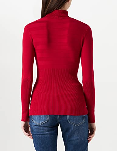 Morgan Pull Fin Col roulé MENTOS Pullover Sweater, Rojo (Tango Red Tango Red), X-Large Women's