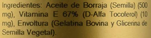 Obire - Borraja + vitamina E, 500 mg, 110 perlas