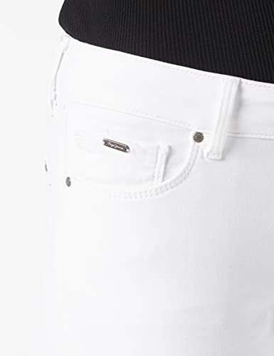 Pepe Jeans SOHO, Pantalones para Mujer, Blanco (800 WHITE), 28W/30L