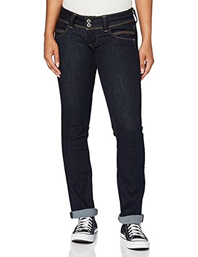 Pepe Jeans Venus Jeans, Azul (000DENIM (M15), 25W/30L para Mujer