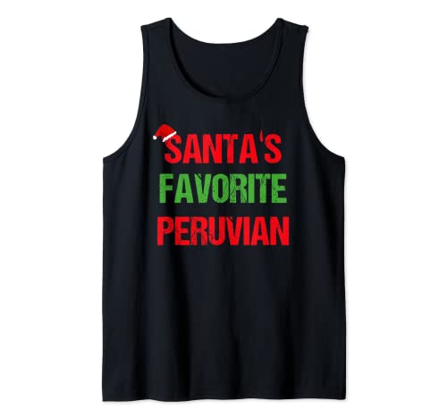 Pijama Peruano Divertido Perú Regalo de Navidad Camiseta sin Mangas