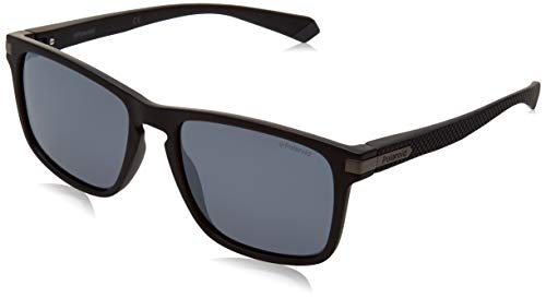 Polaroid PLD 2088/s Sunglasses, 003/EX Matt Black, 55 Unisex-Adult