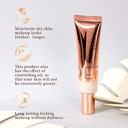 Primer Prebase de Maquillaje, Prebase de Maquillaje Pore Filler, Prebase de Maquillaje Iluminadora, Minimiza poros y líneas Finas, Tez Unificada, Fórmula Vegana - 30 ml