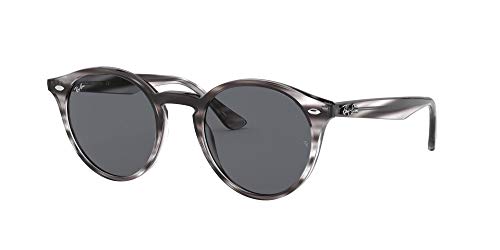 Ray-Ban 0RB2180 Gafas de Sol, Striped Grey Havana, 49 Unisex