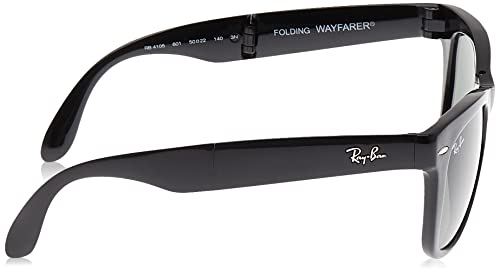 Ray-Ban Folding Wayfarer Gafas de Sol, Black, 51 para Hombre