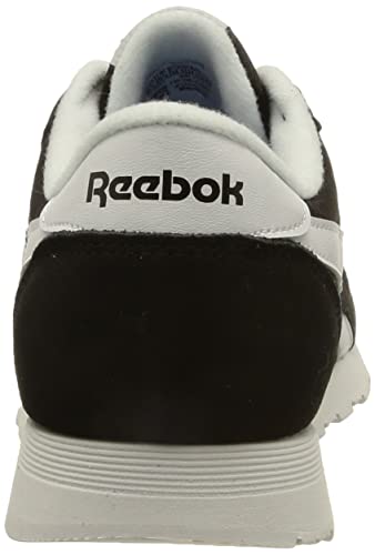 Reebok Nylon Cl - Zapatillas, Hombre, Negro (Black/Black/White), 42.5 EU