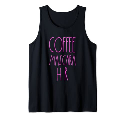 Regalos lindos de los recursos humanos para las mujeres café rimel HR regalos Camiseta sin Mangas