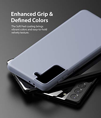 Ringke Air-S Compatible con Funda Samsung Galaxy S21 Plus (6,7 Pulgadas), Delgada Ligera Fina Slim TPU Carcasa - Lavender Gray