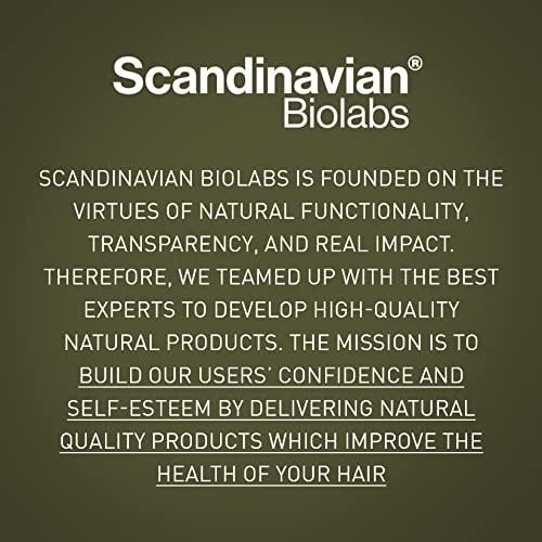 Scandinavian Biolabs | Acondicionador de recuperación de cabello para mujer | Tratamiento natural para el crecimiento del cabello | Protege los mechones capilares, recupera los tallos