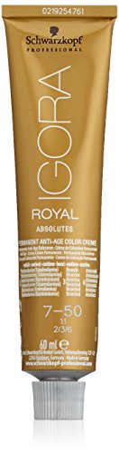 Schwarzkopf Igora Royal Coloración Permanente en Crema para el Cabello 7-50 - 60 ml.