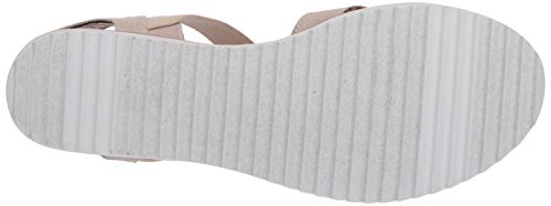 Skechers BOBS Women's Desert Kiss-Secret Picnic Flat Sandal, Natural, 8 M US