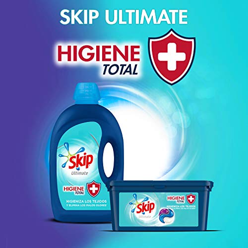 Skip Ultimate Detergente en Cápsulas Higiene Total 30 lavados - Pack de 3