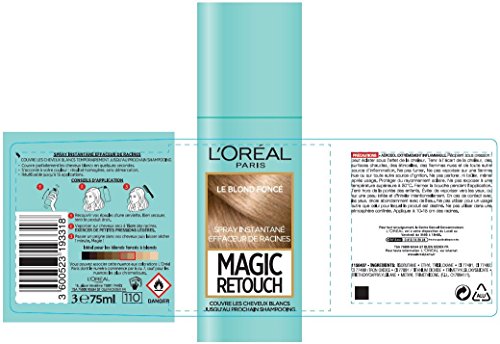 Spray"Magic Retouch" para retoque de raíz instantáneo, castaño, 75 ml, de la marca L’Oréal París