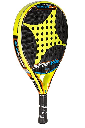 StarVie Brava 8.2 Pala de pádel, Unisex Adulto, Amarillo, 360 Gramos