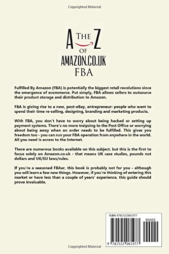 The A-Z of Amazon.co.uk FBA: A step-by-step guide to branding, sourcing and selling private-label FBA products on Amazon’s UK website