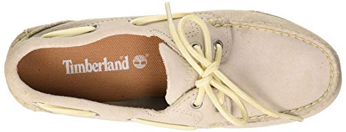 Timberland Classic, Náuticos Mujer, White Suede, 41.5 EU