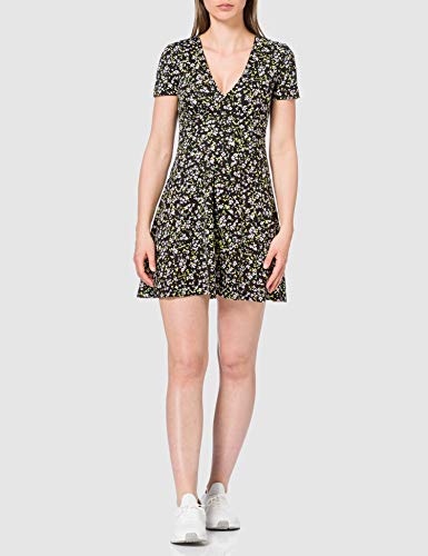 Tommy Jeans TJW FIT Flare Print Dress Vestido, Estampado Floral, L para Mujer