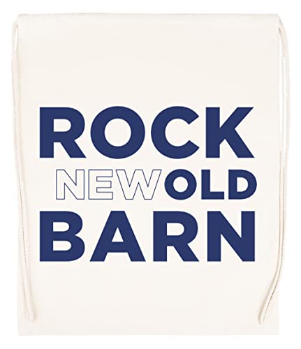 Vendax Rock The (New) Old Barn - Orange - Isles Beige Bolsa De Gimnasio con Cordón Drawstring Gym Bag Backpack