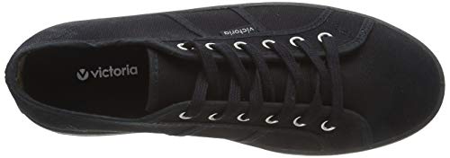 victoria Plataforma VICTORIA Basket Barcelona Doble Lona Total Black 1105101-WOMEN para Mujer Negro 37