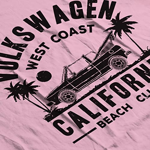 Volkswagen West Coast California Beach Club Black Text Women's Sweatshirt