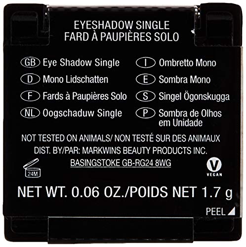 Wet n Wild - Color Icon Eyeshadow Single - Sombra de Ojos Profesional Hiperpigmentada, Fórmula de Larga Duración, Colores Intensos - Vegan - Sugar White