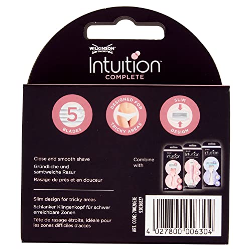 Wilkinson Sword Intuition Complete - Cuchillas de afeitar para mujer (3 unidades)