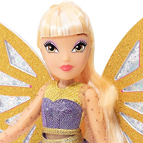 Winx Club Stella | Muñeca Bling The Wings Alas con Segmentos Holográficos