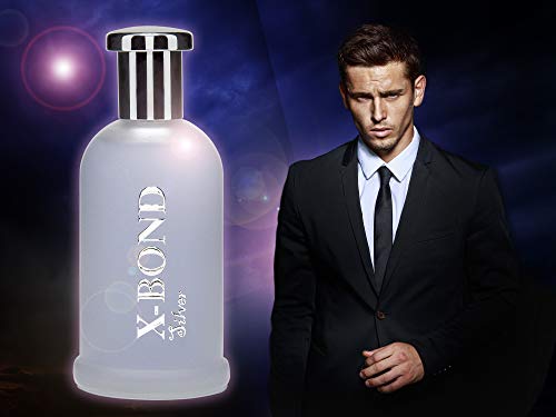 X-BOND SILVER Agua de tocador (Eau de Toilette) para hombres, 100 ml - tiempo limitado oferta