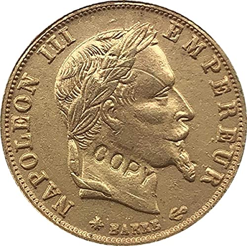 1862 Francés 5 francos-Copia de la Moneda de Napoleón III