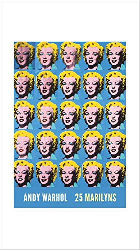 1art1 Andy Warhol - Twenty-Five Colored Marilyns, 1962 Póster Impresión Artística (122 x 82cm)